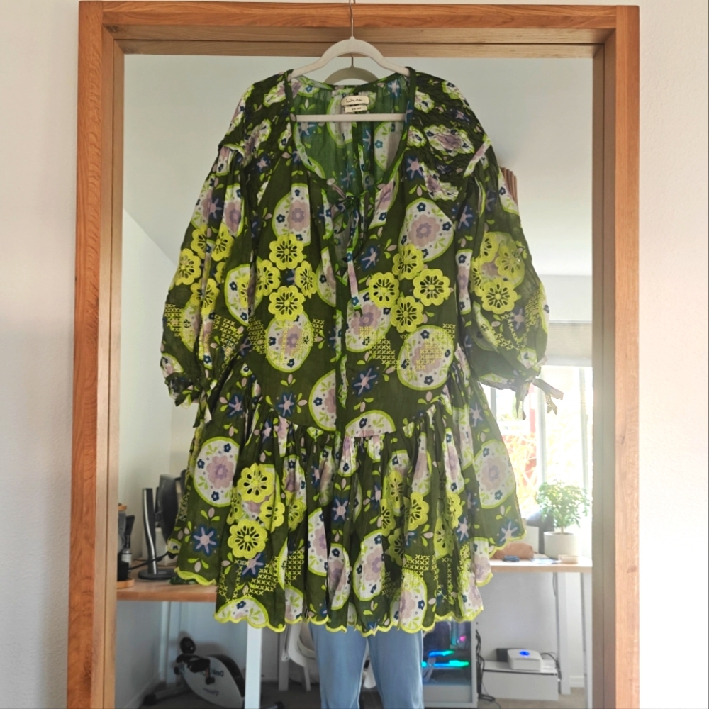 Innika Choo Lime Green Dress